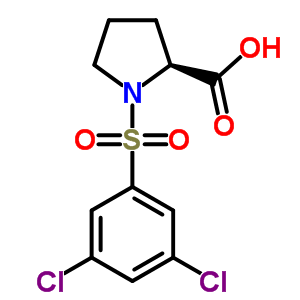 N-(3,5-dichlorobenzenesulfonyl)-l-proline Structure,217326-48-2Structure