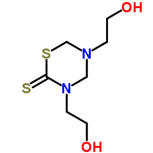 2H-1,3,5-thiadiazine-2-thione,tetrahydro-3,5-bis(2-hydroxyethyl)- Structure,21808-53-7Structure