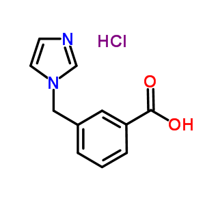 3-Imidazol-1-ylmethyl-benzoic acid hydrochloride Structure,218131-32-9Structure