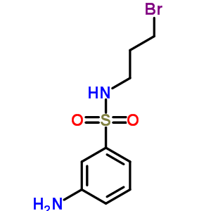 1-(3-Amino-benzenesulfonyl)amino-3-bromopropane Structure,218278-45-6Structure