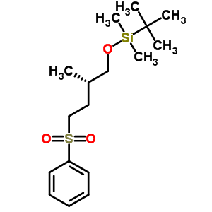 (3S)-4-{[tert-butyl(dimethyl)silyl]oxy}-3-methylbutyl phenyl sulfone Structure,218613-98-0Structure