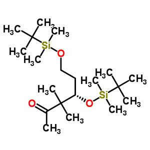 (4S)-4,6-bis-{[tert-butyldimethylsilyl)oxy]}-3,3-dimethylhexan-2-one Structure,218614-14-3Structure