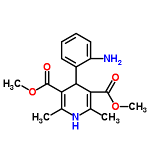 Dimethyl 4-(2-aminophenyl)-2,6-dimethyl-1,4-dihydropyridine-3,5-dicarboxylate Structure,21889-33-8Structure