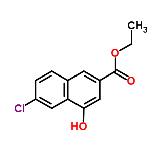 Ethyl 6-chloro-4-hydroxy-2-naphthoate Structure,218961-11-6Structure