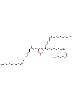 2,3-Bis[(9e)-9-octadecenoyloxy]propyl (9e,12e)-9,12-octadecadienoate Structure,2190-20-7Structure