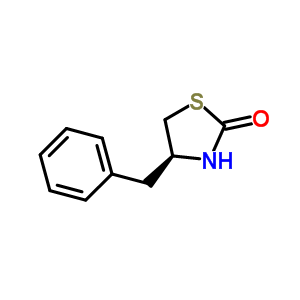 (S)-4-芐基-1,3-噻唑烷-2-酮結(jié)構(gòu)式_219821-18-8結(jié)構(gòu)式