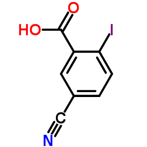 5-Cyano-2-iodobenzoic acid Structure,219841-92-6Structure