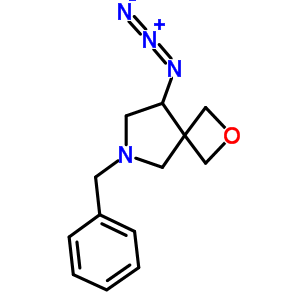 8-Azido-6-(phenylmethyl)-2-oxa-6-azaspiro[3.4]octane Structure,219869-43-9Structure