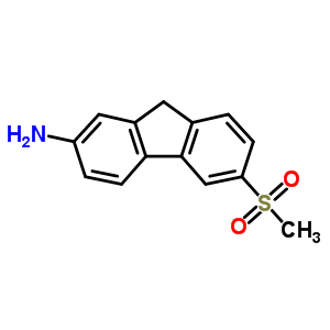 9H-fluoren-2-amine,6-(methylsulfonyl)- Structure,22010-75-9Structure