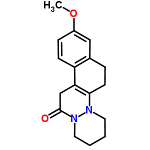 Benzo[f]pyridazino[1,2-a]cinnolin-13(7h)-one,1,2,3,4,6,12-hexahydro-9-methoxy- Structure,22020-78-6Structure