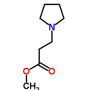 Methyl 3-(pyrrolidin-1-yl)propanoate Structure,22041-21-0Structure