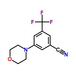 3-(4-Morpholinyl)-5-(trifluoromethyl)benzonitrile Structure,220954-14-3Structure