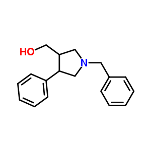 1-Benzyl-4-phenyl-3-pyrrolidinemethanol Structure,221141-87-3Structure