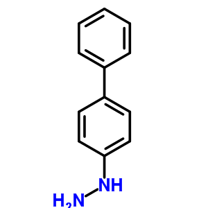 聯(lián)苯-4-肼結(jié)構(gòu)式_2217-77-8結(jié)構(gòu)式