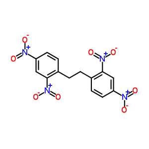 Benzene,1,1-(1,2-ethanediyl)bis(2,4-dinitro-) Structure,2220-30-6Structure