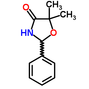 4-Oxazolidinone,5,5-dimethyl-2-phenyl- Structure,22200-16-4Structure