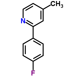 2-(4-Fluoro-phenyl)-4-methyl-pyridine Structure,222551-24-8Structure