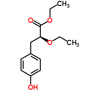 (S)-2-乙氧基-3-(4-羥基苯基)-丙酸乙酯結(jié)構(gòu)式_222555-06-8結(jié)構(gòu)式