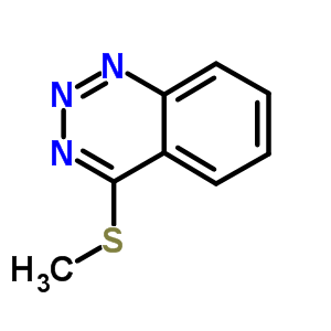 1,2,3-Benzotriazine,4-(methylthio)- Structure,22305-56-2Structure