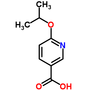 6-異丙氧基煙酸結(jié)構(gòu)式_223127-05-7結(jié)構(gòu)式