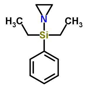 Aziridine,1-(diethylphenylsilyl)- Structure,22409-14-9Structure