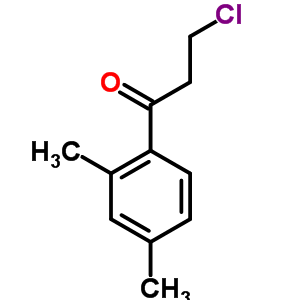 3-Chloro-1-(2,4-dimethylphenyl)propan-1-one Structure,22422-22-6Structure