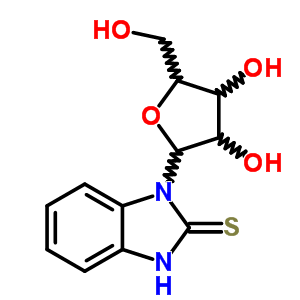 2H-benzimidazole-2-thione,1,3-dihydro-1-b-d-ribofuranosyl- Structure,22423-43-4Structure