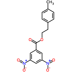 Benzeneethanol,4-methyl-, 1-(3,5-dinitrobenzoate) Structure,22545-18-2Structure