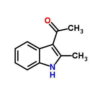 1-(2-甲基-1H-吲哚-3-基)-乙酮結(jié)構(gòu)式_22582-52-1結(jié)構(gòu)式