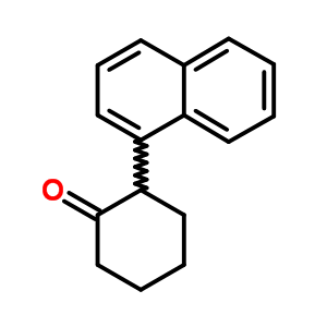 Cyclohexanone,2-(1-naphthalenyl)- Structure,22591-15-7Structure