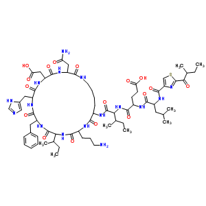 桿菌肽F結(jié)構(gòu)式_22601-63-4結(jié)構(gòu)式