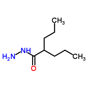 Pentanoic acid, 2-propyl-, hydrazide Structure,22632-36-6Structure