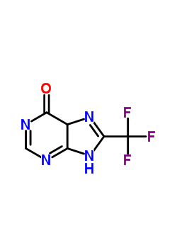 6H-purin-6-one, 1,7-dihydro-8-(trifluoromethyl)- Structure,2268-13-5Structure