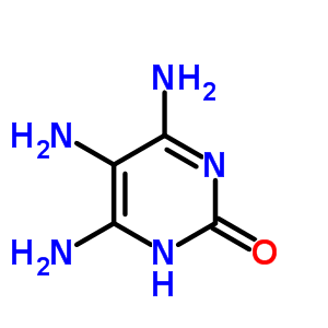 4,5,6-三氨基-2(1h)-嘧啶酮結(jié)構(gòu)式_22715-34-0結(jié)構(gòu)式