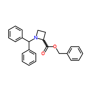 Benzyl n-diphenylmethyl-2-azetidinecarboxylate Structure,22742-42-3Structure