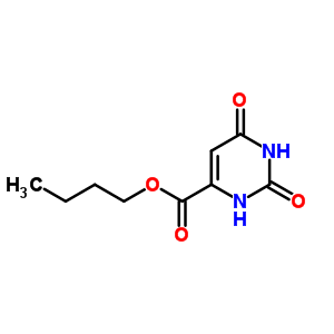 1,2,3,6-Tetrahydro-2,6-dioxo-4-pyrimidinecarboxylicacid butyl ester Structure,22754-37-6Structure