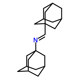 Tricyclo[3.3.1.13,7]decan-1-amine,n-(tricyclo[3.3.1.13,7]dec-1-ylmethylene)- Structure,22765-48-6Structure