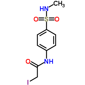 Acetamide,2-iodo-n-[4-[(methylamino)sulfonyl]phenyl]- Structure,22795-63-7Structure