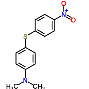 Benzenamine,n,n-dimethyl-4-[(4-nitrophenyl)thio]- Structure,22865-51-6Structure