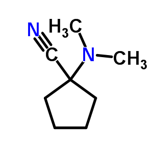 1-(Dimethylamino)cyclopentanecarbonitrile Structure,22912-31-8Structure