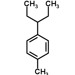 1-(1-乙基丙基)-4-甲苯結構式_22975-58-2結構式