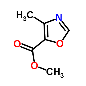 5-Oxazolecarboxylic acid, 4-methyl-, methyl ester Structure,23012-23-9Structure