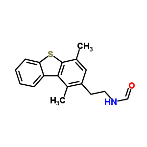 Formamide,n-[2-(1,4-dimethyl-2-dibenzothienyl)ethyl]- Structure,23018-31-7Structure