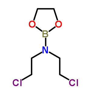 1,3,2-Dioxaborolan-2-amine,n,n-bis(2-chloroethyl)- Structure,23068-73-7Structure