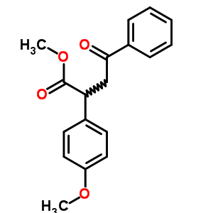 Benzenebutanoic acid, a-(4-methoxyphenyl)-g-oxo-, methyl ester Structure,23073-05-4Structure