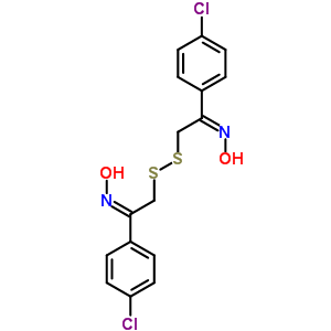 Acetophenone,2,2-dithiobis[4-chloro-, dioxime (8ci) Structure,23080-36-6Structure