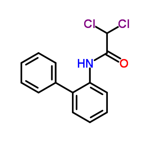 Acetamide,n-[1,1-biphenyl]-2-yl-2,2-dichloro- Structure,23088-29-1Structure