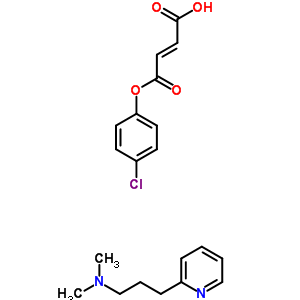 (-)-Chlorpheniramine maleate Structure,23095-76-3Structure