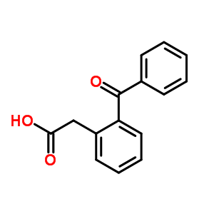 2-Benzoyl benzeneacetic acid Structure,23107-96-2Structure