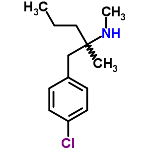 Benzeneethanamine,4-chloro-n,a-dimethyl-a-propyl-, hydrochloride (1:1) Structure,2314-04-7Structure